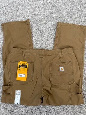 Carhartt Women’s Rugged Flex Loose Fit Work Pants 14S Khaki
